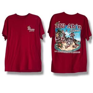 Big Al’s Alabama Crimson Tide Football Island Ultimate Getaway T-shirt medium